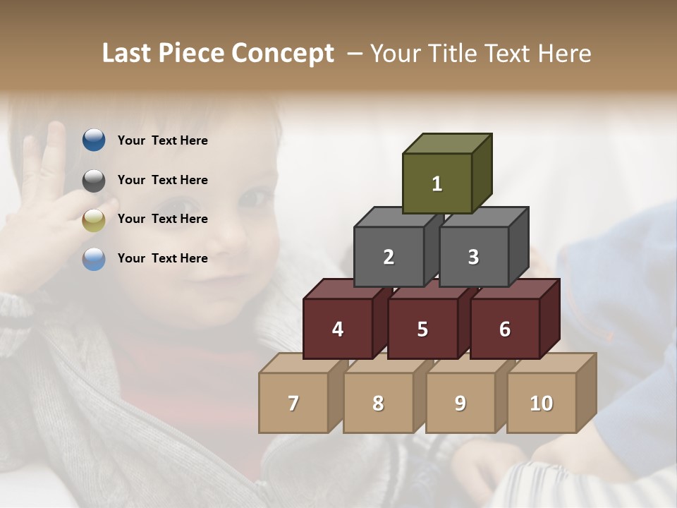 Enjoy Caucasian Horizontal PowerPoint Template
