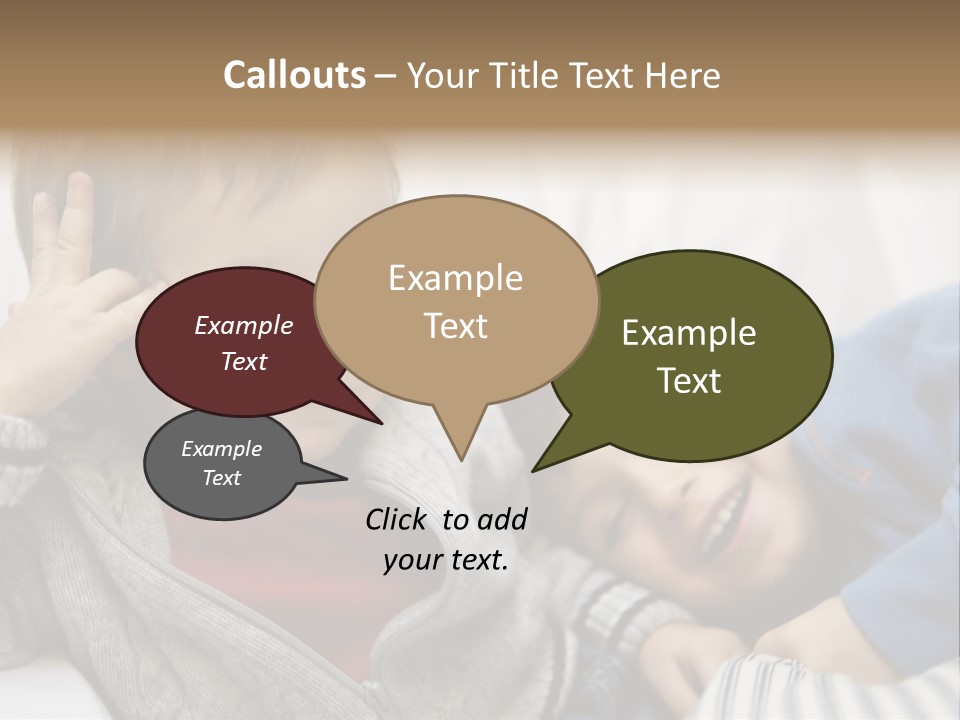 Enjoy Caucasian Horizontal PowerPoint Template