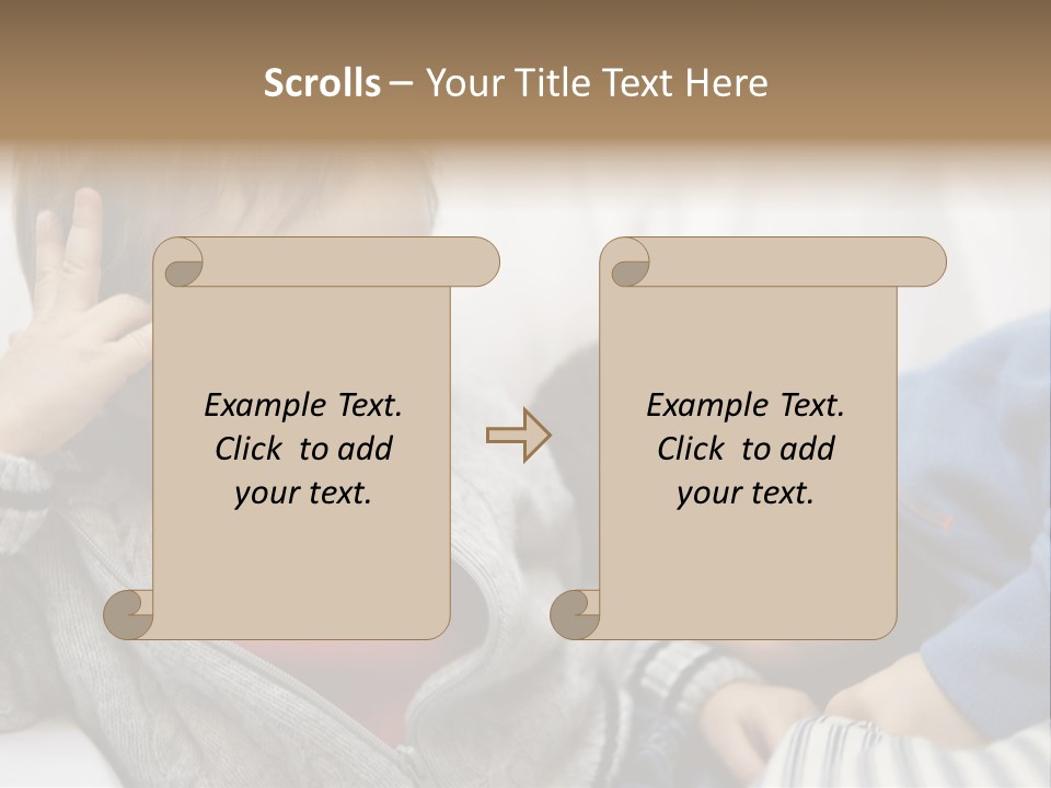 Enjoy Caucasian Horizontal PowerPoint Template