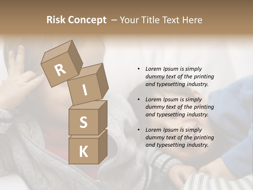 Enjoy Caucasian Horizontal PowerPoint Template