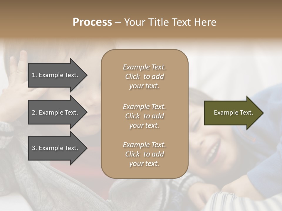 Enjoy Caucasian Horizontal PowerPoint Template
