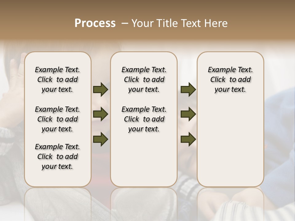 Enjoy Caucasian Horizontal PowerPoint Template
