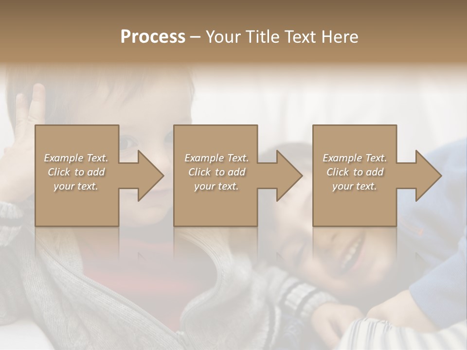 Enjoy Caucasian Horizontal PowerPoint Template