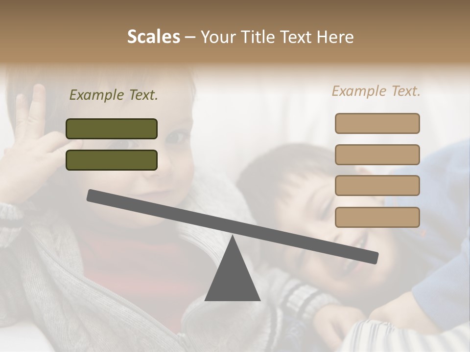 Enjoy Caucasian Horizontal PowerPoint Template