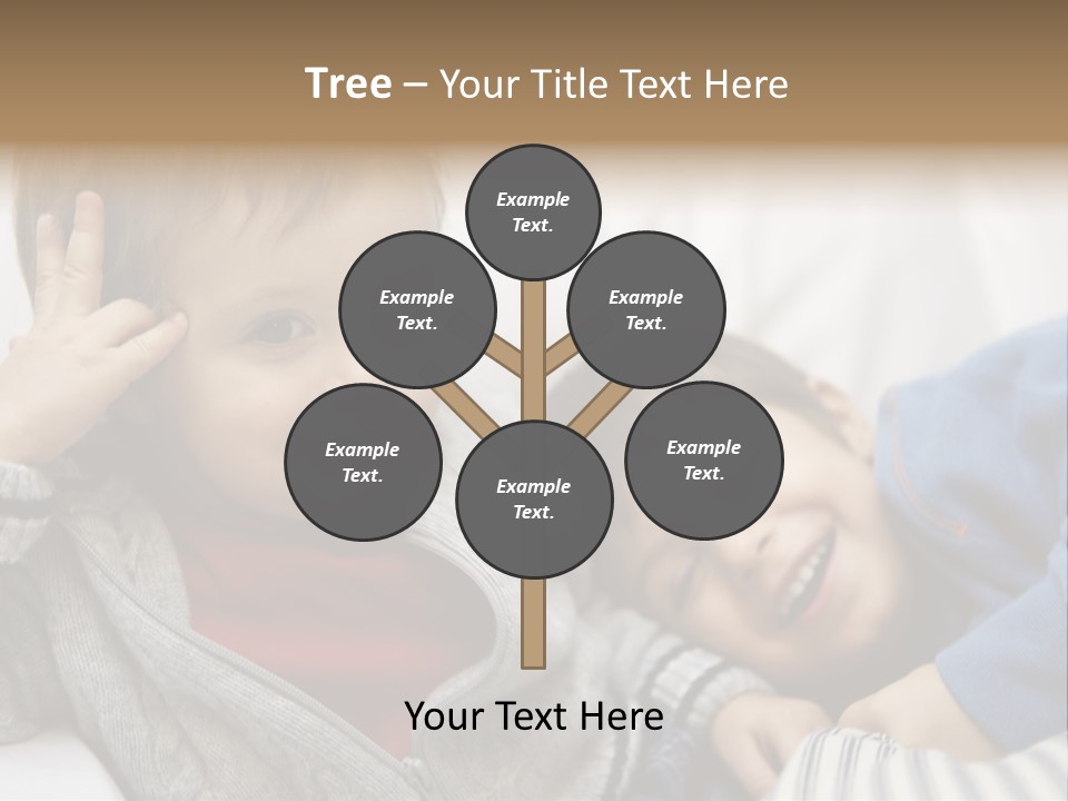 Enjoy Caucasian Horizontal PowerPoint Template