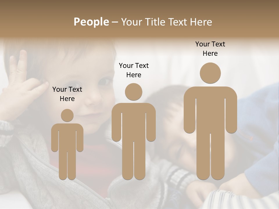 Enjoy Caucasian Horizontal PowerPoint Template