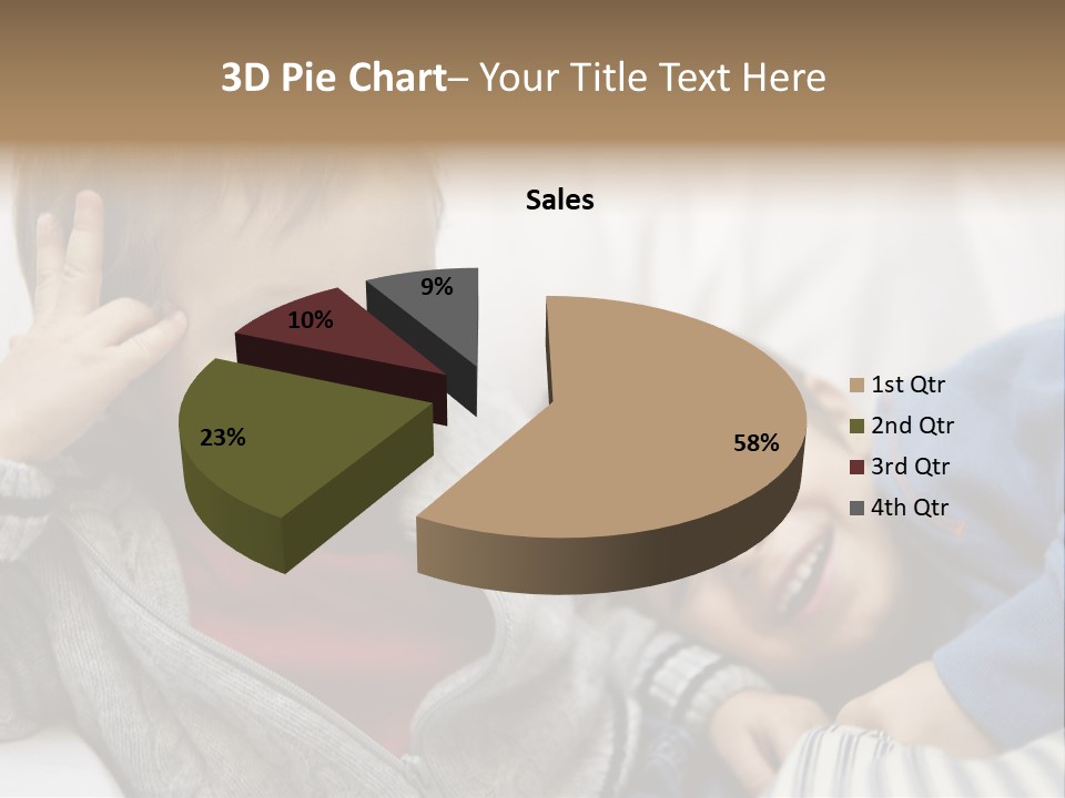 Enjoy Caucasian Horizontal PowerPoint Template