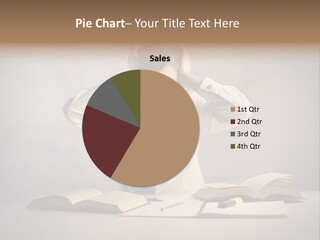 Young Expression Headache PowerPoint Template