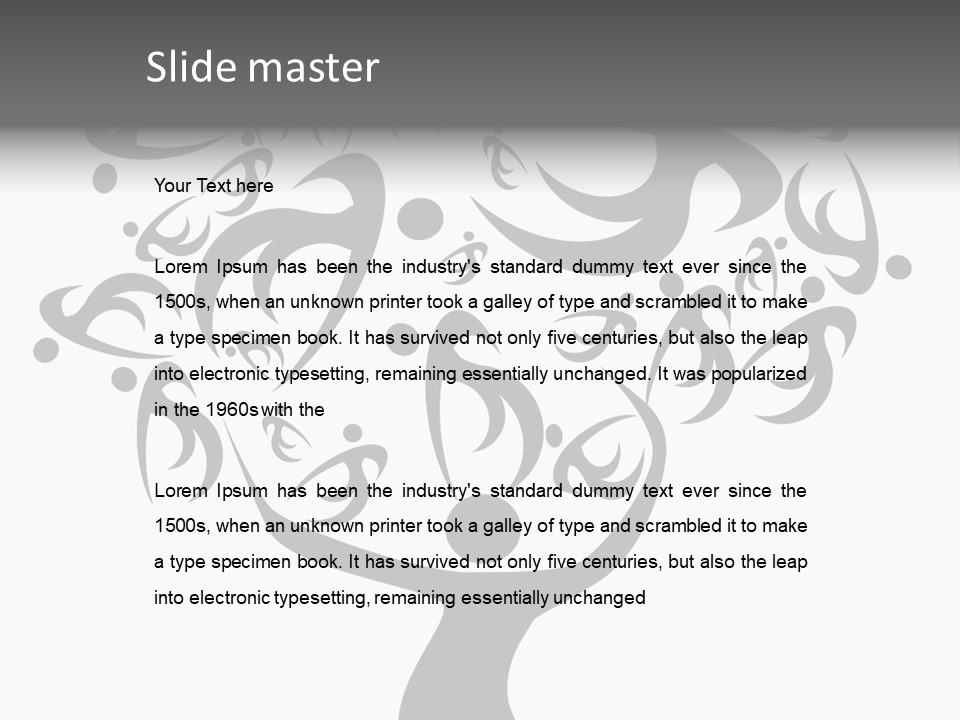 Genealogical Community Ancestor Chart PowerPoint Template