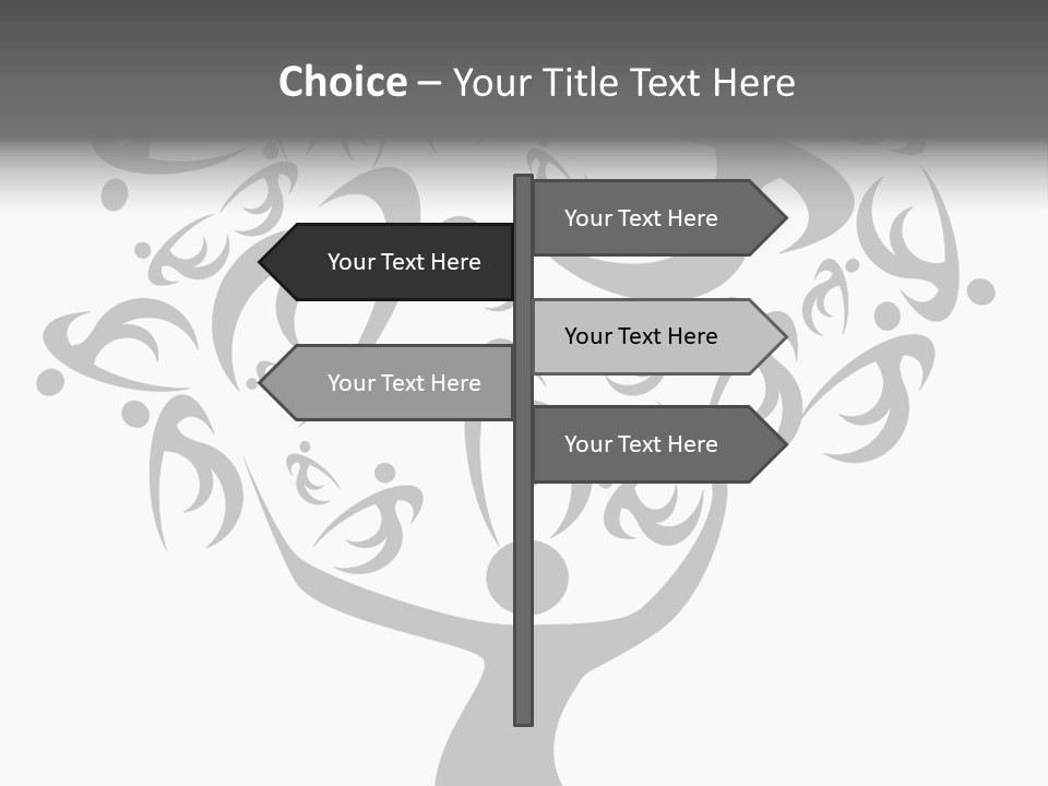 Genealogical Community Ancestor Chart PowerPoint Template