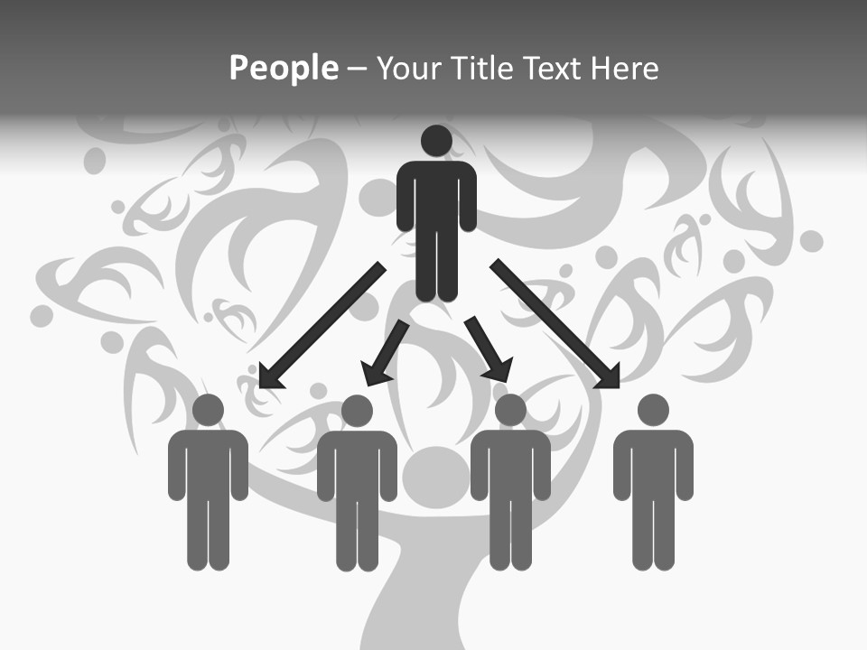 Genealogical Community Ancestor Chart PowerPoint Template