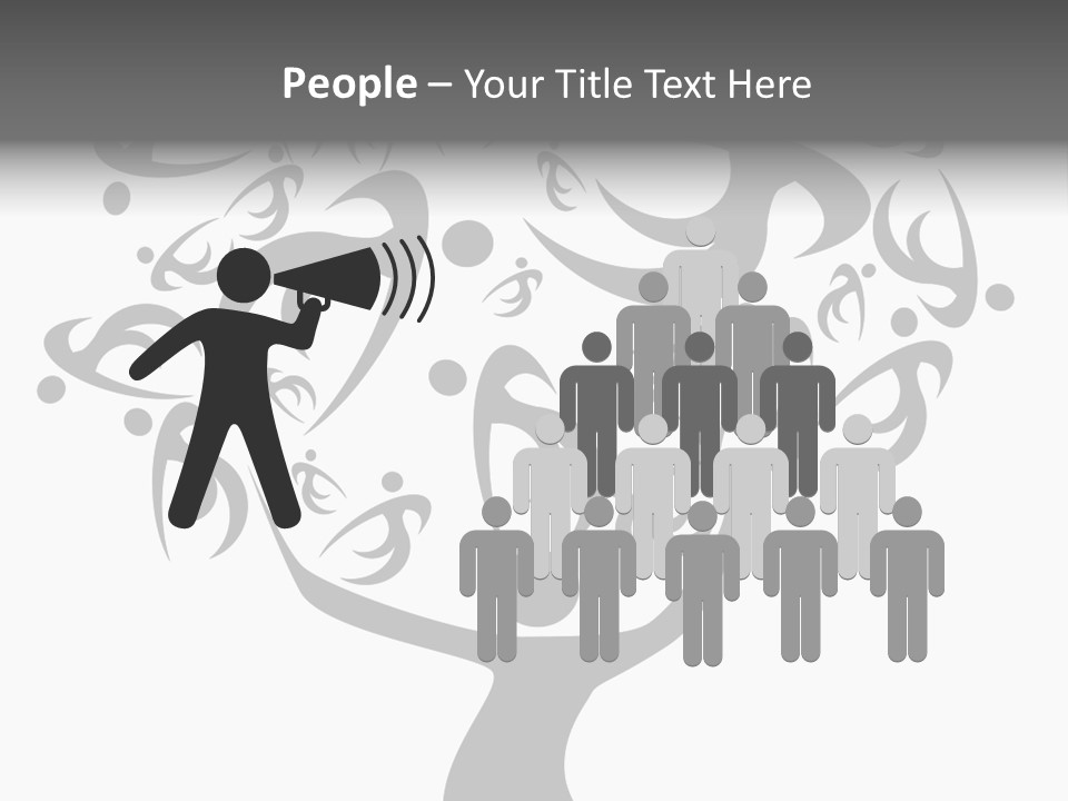 Genealogical Community Ancestor Chart PowerPoint Template