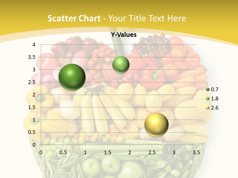 Food Lettuce Yellow PowerPoint Template