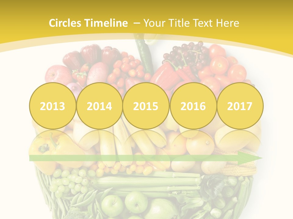 Food Lettuce Yellow PowerPoint Template