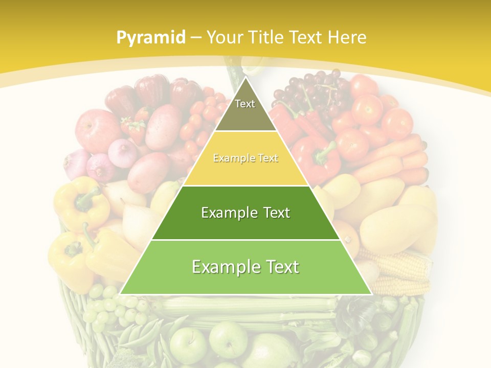 Food Lettuce Yellow PowerPoint Template