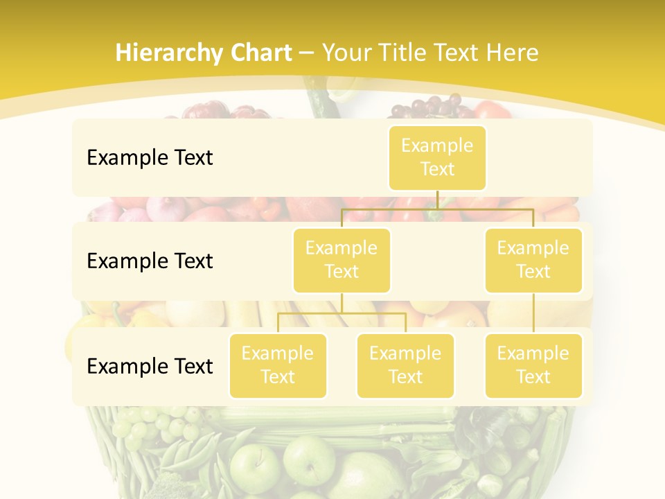 Food Lettuce Yellow PowerPoint Template