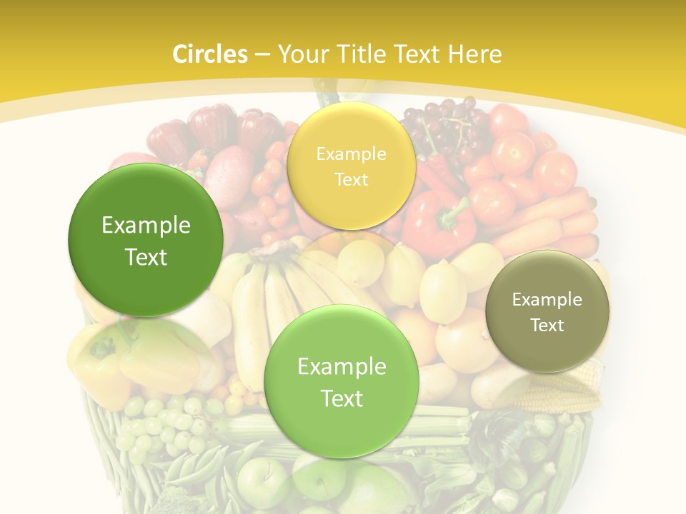 Food Lettuce Yellow PowerPoint Template