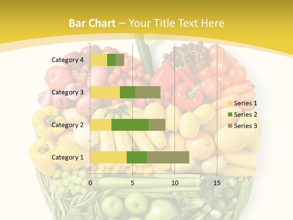 Food Lettuce Yellow PowerPoint Template