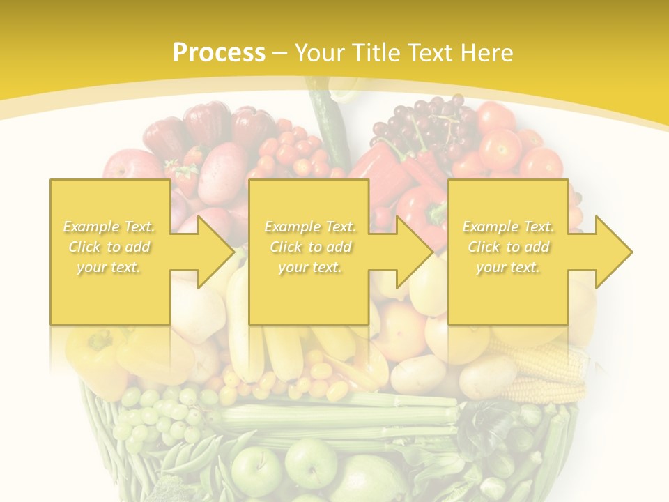 Food Lettuce Yellow PowerPoint Template