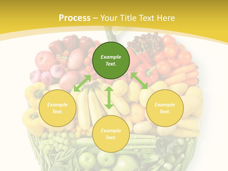 Food Lettuce Yellow PowerPoint Template