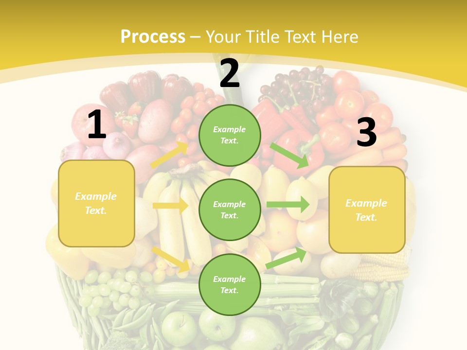 Food Lettuce Yellow PowerPoint Template