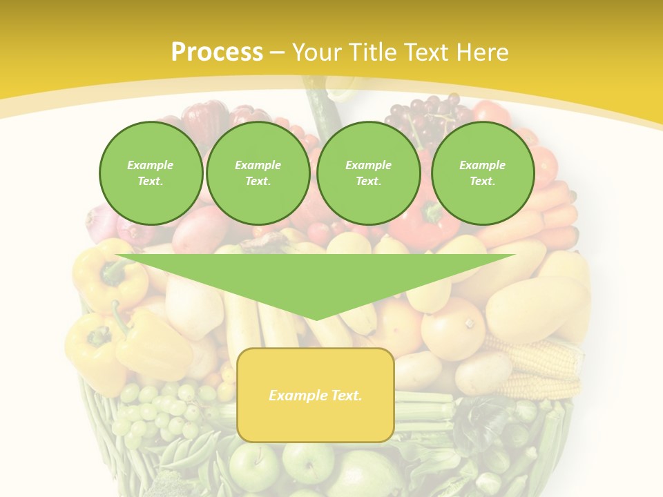 Food Lettuce Yellow PowerPoint Template