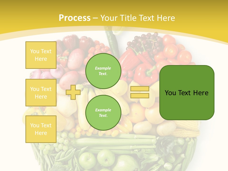 Food Lettuce Yellow PowerPoint Template