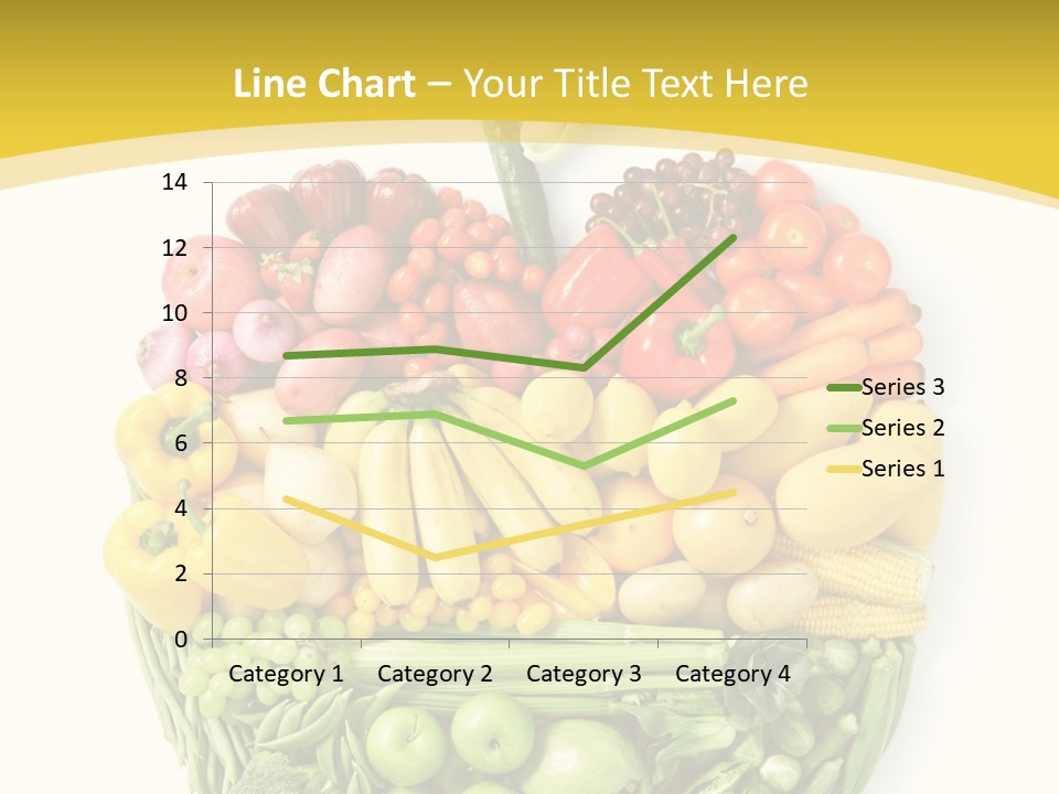 Food Lettuce Yellow PowerPoint Template
