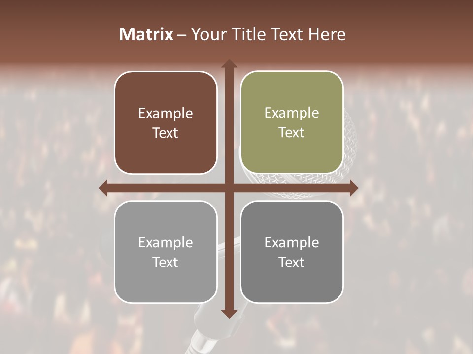 White Screen Hall PowerPoint Template