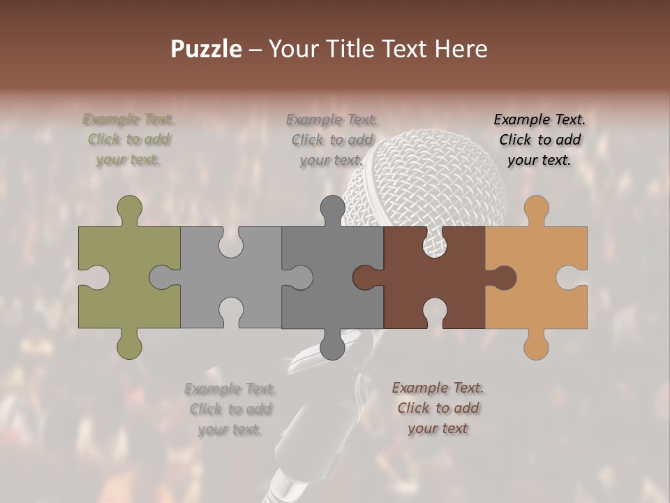 White Screen Hall PowerPoint Template