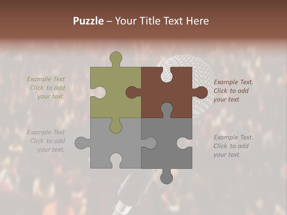 White Screen Hall PowerPoint Template