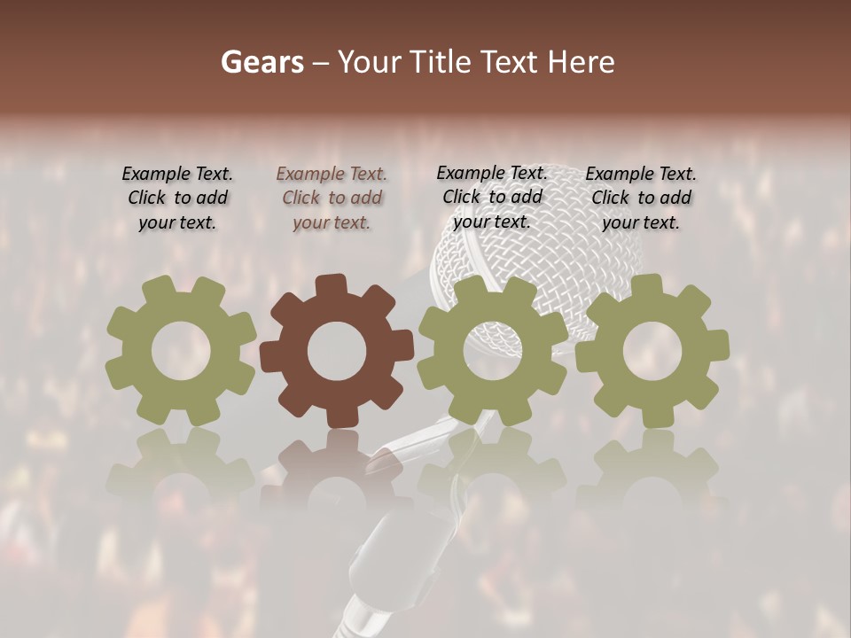 White Screen Hall PowerPoint Template