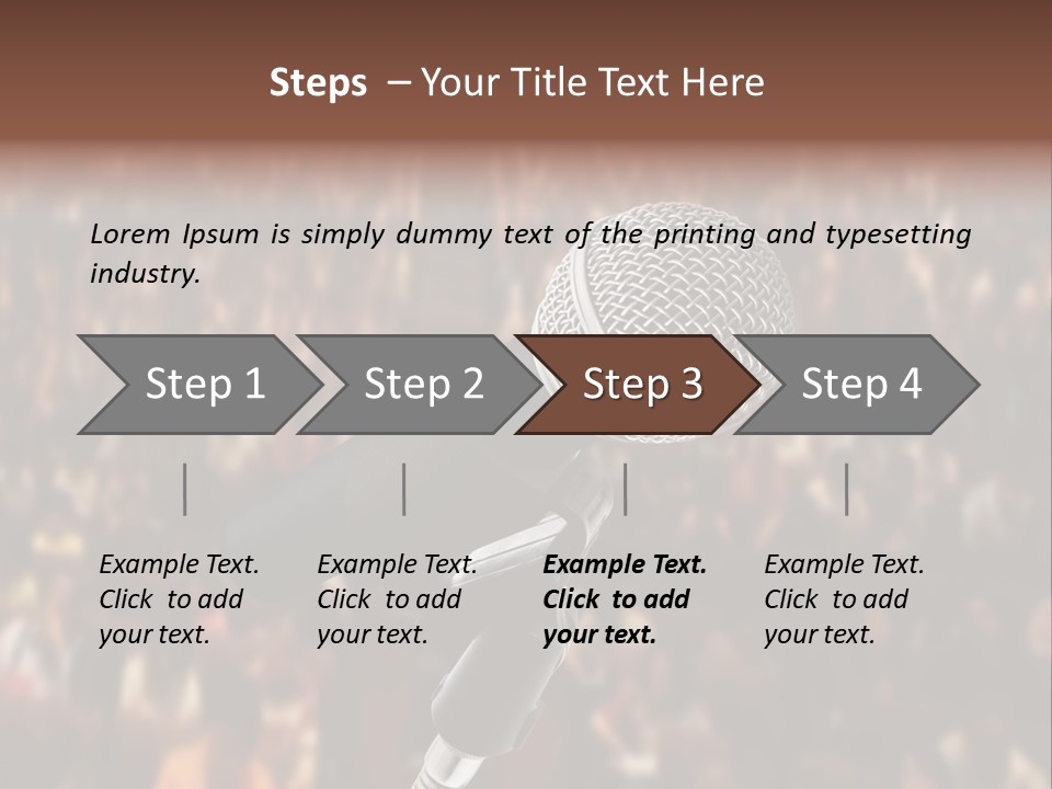 White Screen Hall PowerPoint Template