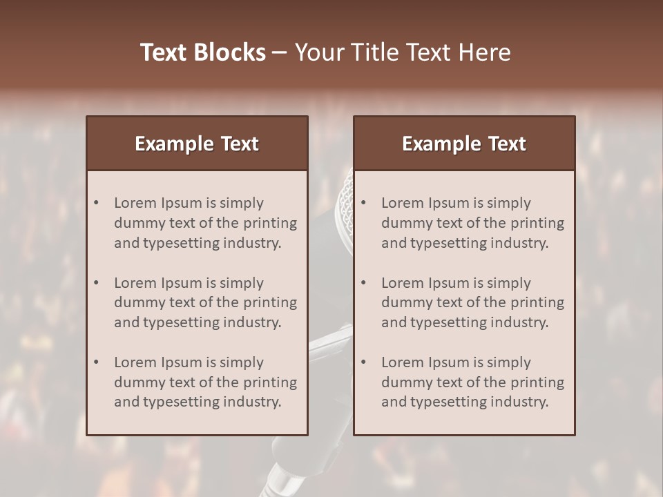 White Screen Hall PowerPoint Template