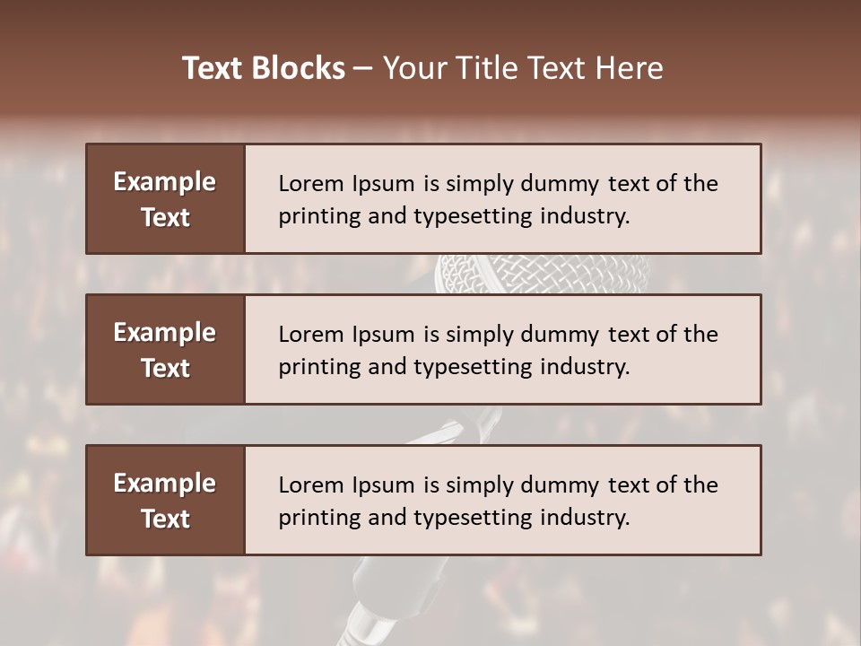 White Screen Hall PowerPoint Template