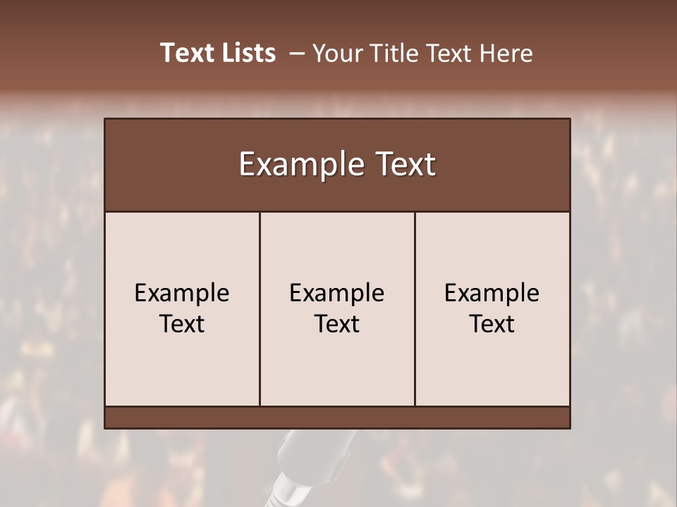 White Screen Hall PowerPoint Template