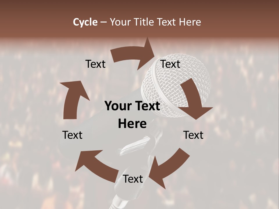 White Screen Hall PowerPoint Template