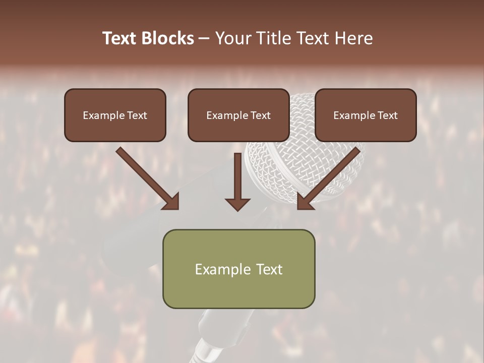 White Screen Hall PowerPoint Template