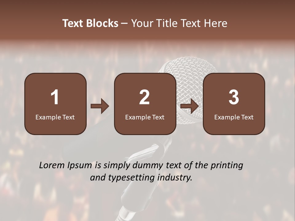 White Screen Hall PowerPoint Template