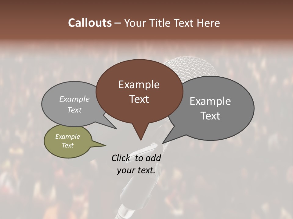 White Screen Hall PowerPoint Template