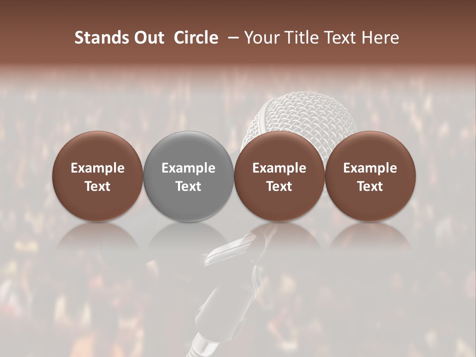 White Screen Hall PowerPoint Template