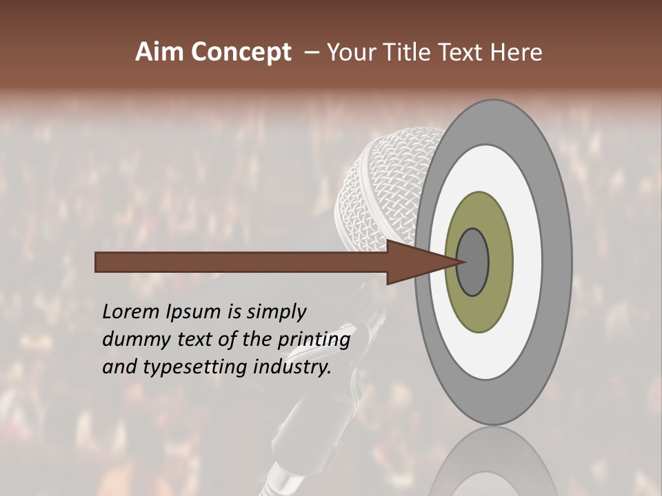 White Screen Hall PowerPoint Template