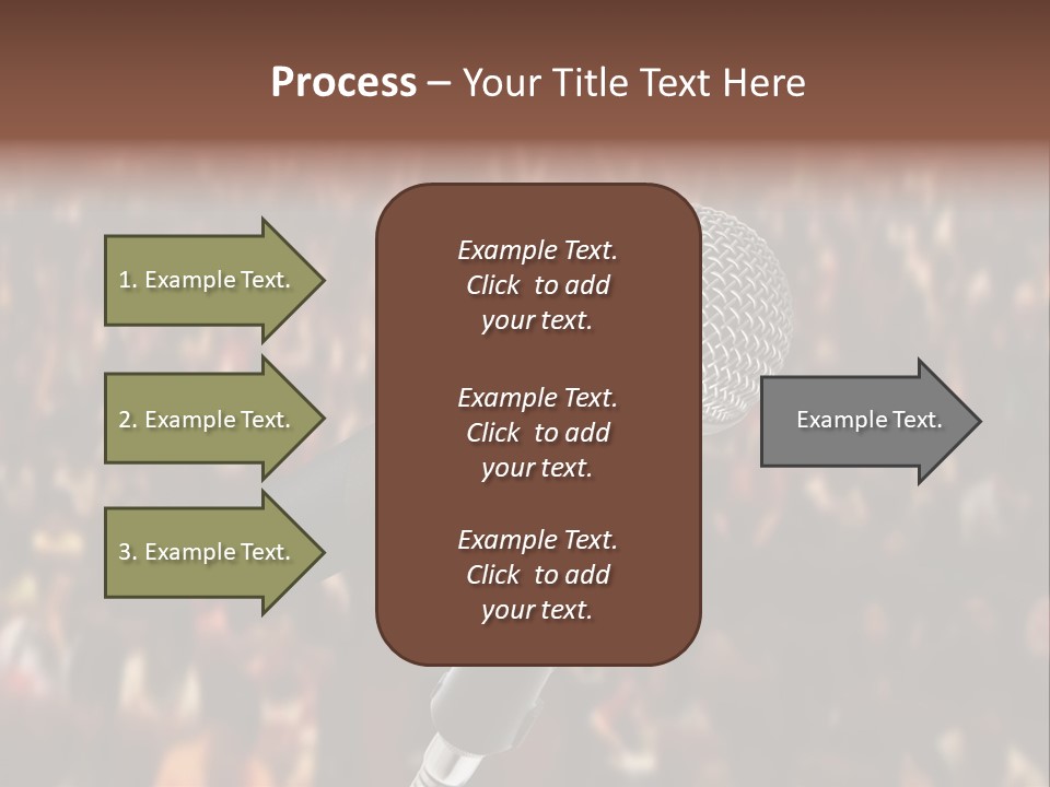 White Screen Hall PowerPoint Template