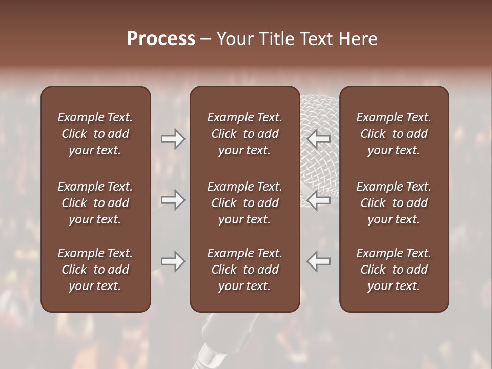 White Screen Hall PowerPoint Template