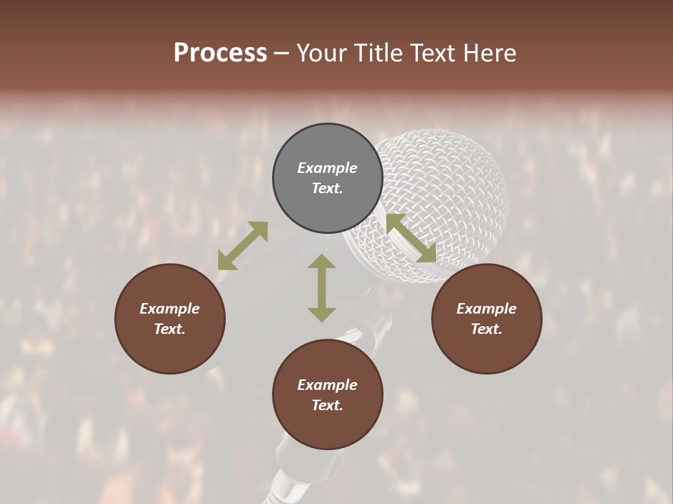 White Screen Hall PowerPoint Template
