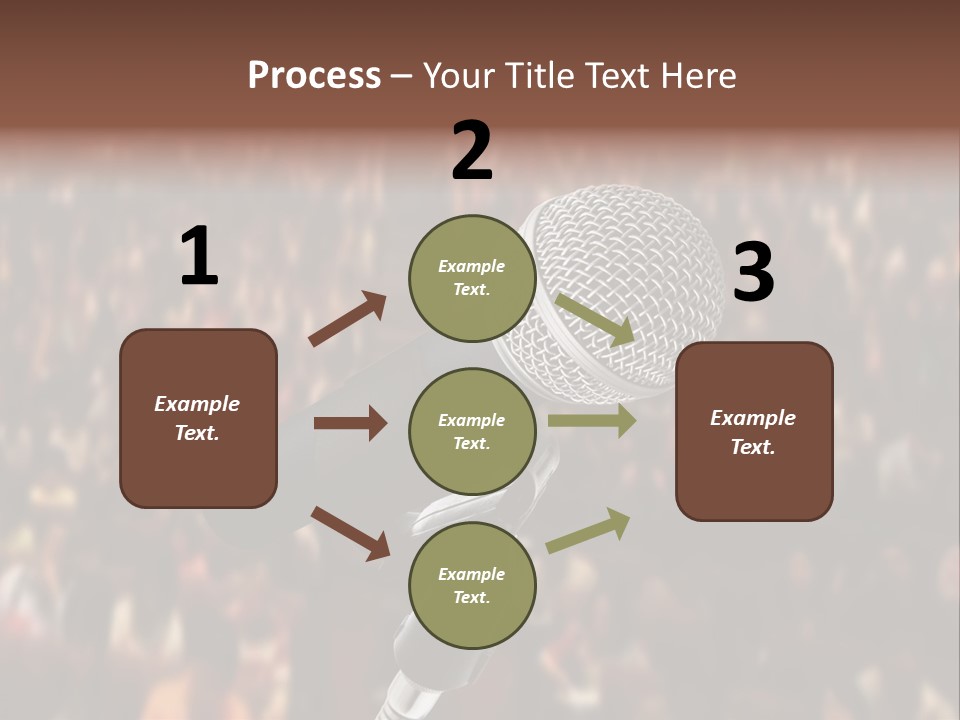 White Screen Hall PowerPoint Template
