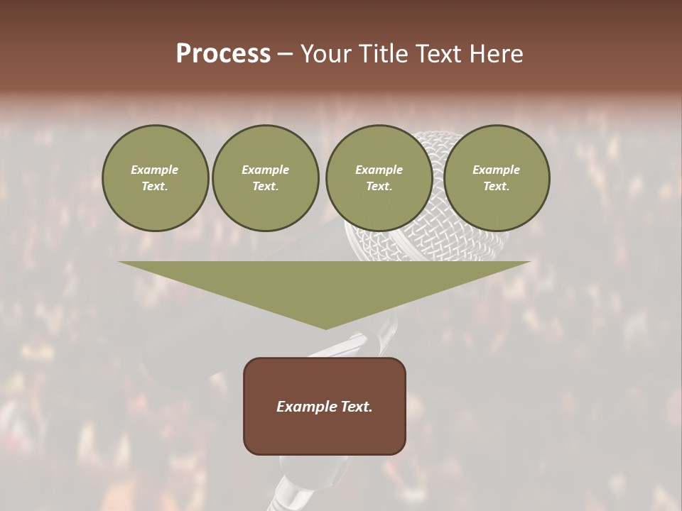 White Screen Hall PowerPoint Template