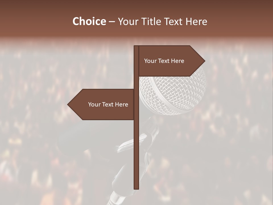 White Screen Hall PowerPoint Template