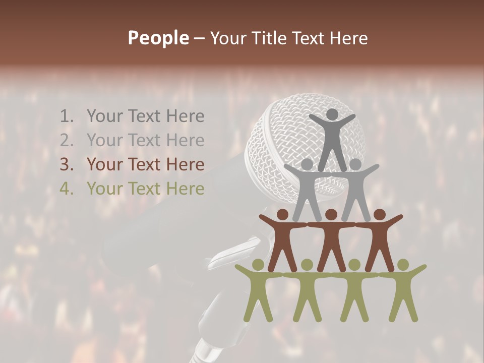 White Screen Hall PowerPoint Template