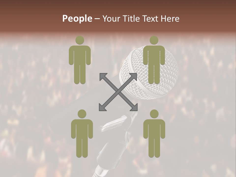 White Screen Hall PowerPoint Template